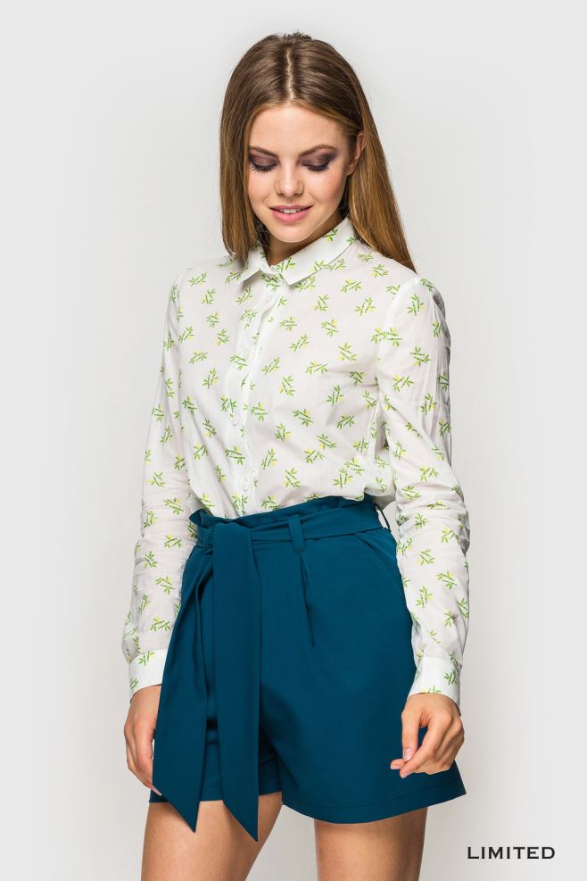 Блуза жіноча (блузка) принт "бамбук"