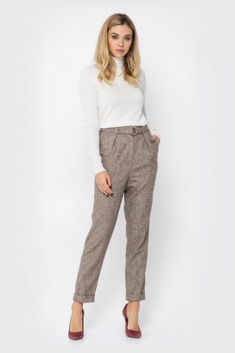 Теплі штани з італійської шовку-вовни