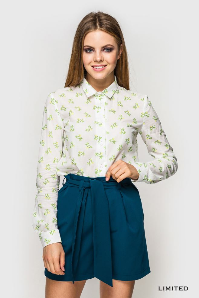 Блуза жіноча (блузка) принт "бамбук"